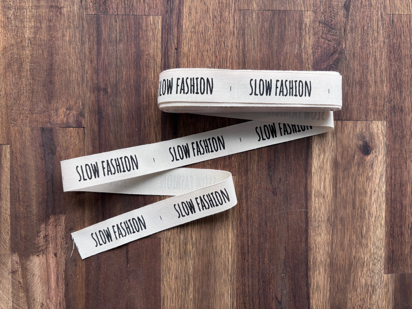 "Slow fashion" Sew-in clothing tag - 20 mm* 70mm. 5 pcs.