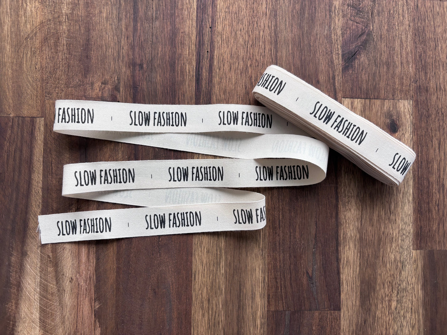 "Slow fashion" Sew-in clothing tag - 20 mm* 70mm. 5 pcs.