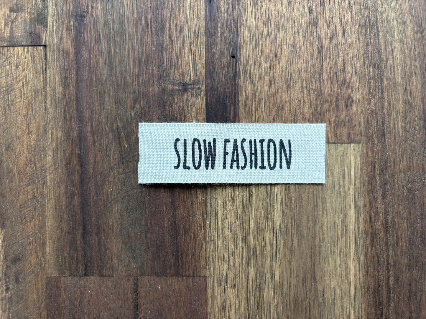 "Slow fashion" Sew-in clothing tag - 20 mm* 70mm. 5 pcs.