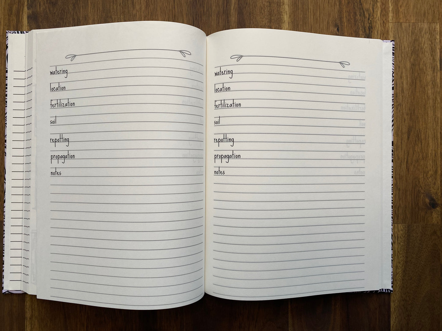 Plant Care - Five Year Planner And Diary. Hardcover.