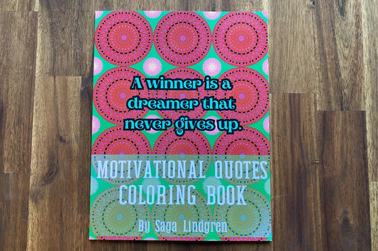 Motivational Quotes Coloring Book