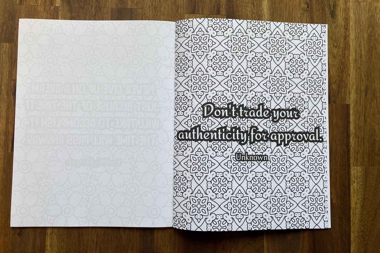 Motivational Quotes Coloring Book
