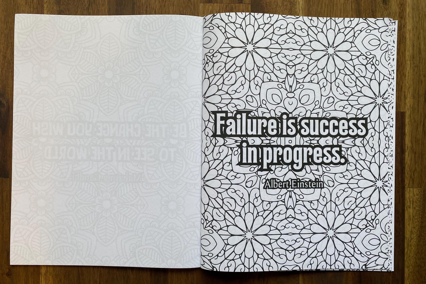 Motivational Quotes Coloring Book